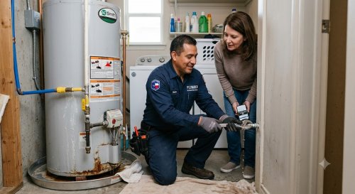 Calentador Agua con Fuga Houston | Guía de Reparación