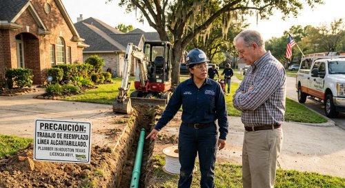 Reemplazo Línea Alcantarillado Houston | Guía Expertos